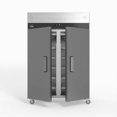 AG Equipment 1000 Litre Upright Double Stainless Steel Door Fridge AG-GNX1000TN
