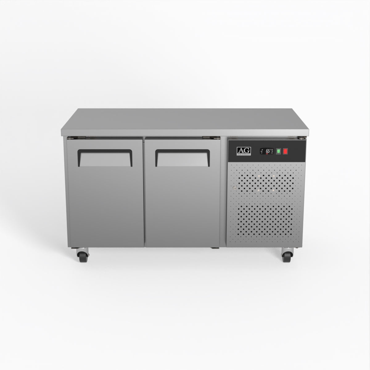 AG 3 Door Worktop Freezer Stainless Door