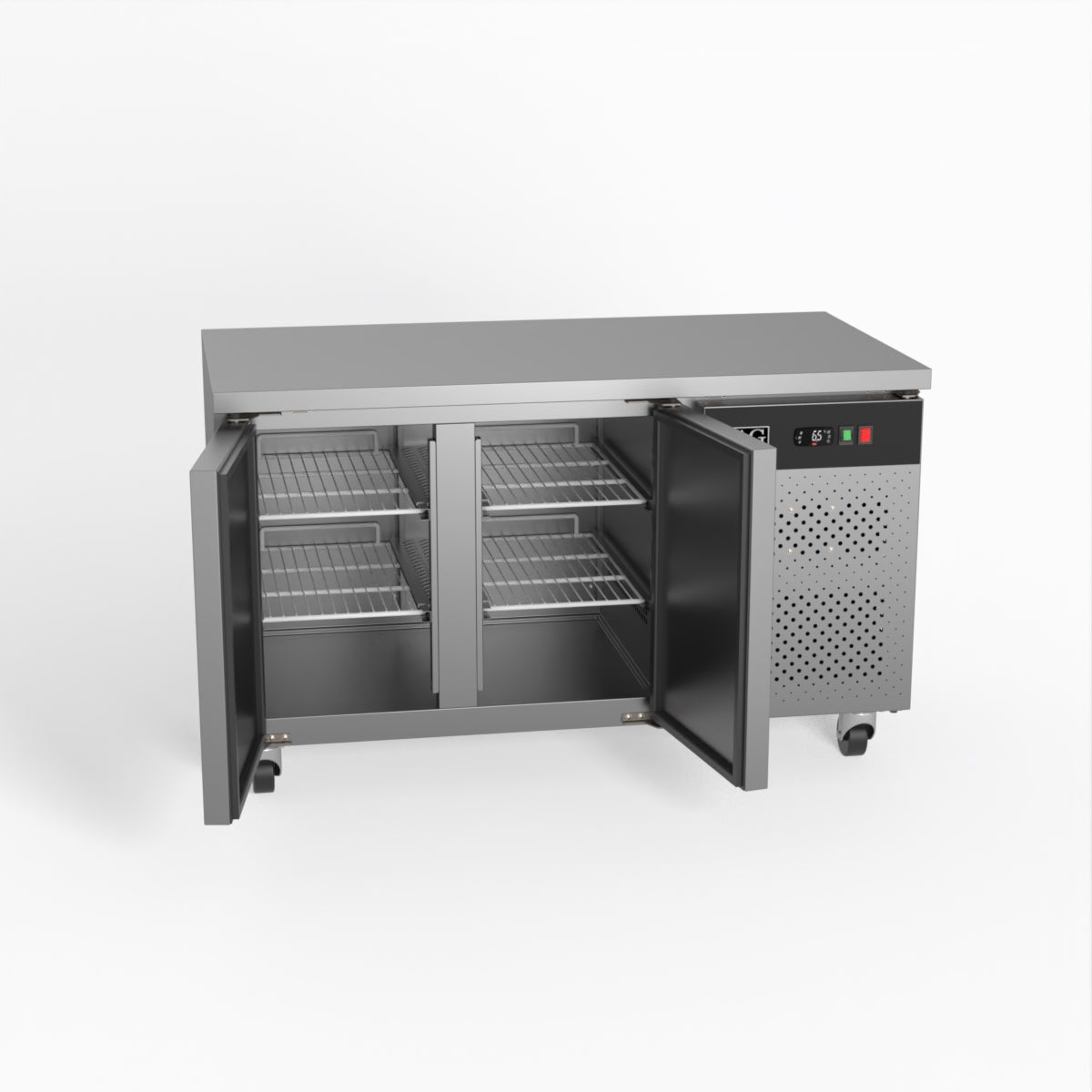 AG Two Door Commercial Worktop / Under Bench Freezer 700mm Depth