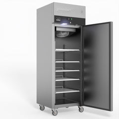 AG 429 Litre Upright Single Door Stainless Steel Door Fridge