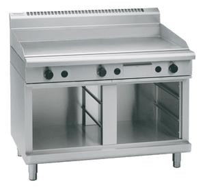 Waldorf 800 Series GPL8120G-CB - 1200mm Gas Griddle Low Back Version – Cabinet Base