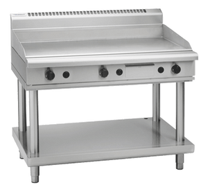 Waldorf 800 Series GP8120G-LS - 1200mm Gas Griddle – Leg Stand