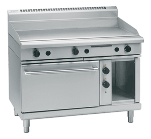 Waldorf 800 Series GPL8121GE - 1200mm Gas Griddle Electric Static Oven Range Low Back Version