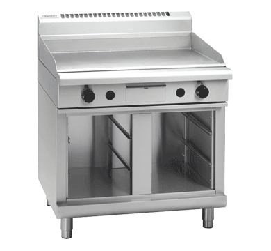 Waldorf 800 Series GPL8900G-CB - 900mm Gas Griddle Low Back Version – Cabinet Base