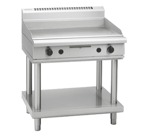 Waldorf 800 Series GPL8900G-LS - 900mm Gas Griddle Low Back Version – Leg Stand