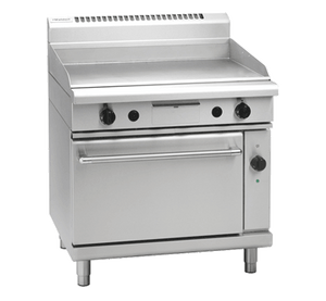 Waldorf 800 Series GPL8910GEC - 900mm Gas Griddle Electric Convection Oven Range Low Back Version