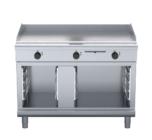 Waldorf 800 Series GPL8120E-CB - 1200mm Electric Griddle Low Back Version - Cabinet Base