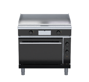 Waldorf Bold GPLB8910EC - 900mm Electric Griddle Convection Oven Range Low Back Version