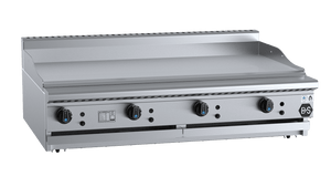 B+S Black Grill Plate 1200mm Bench Mounted Natural Gas