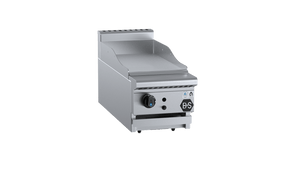 B+S Black Grill Plate 300mm Bench Mounted Natural Gas