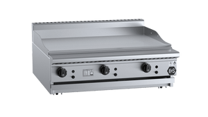 B+S Black Grill Plate 900mm Bench Mounted LPG