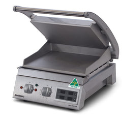 Roband Grill Station 6 slice, Smooth Plates with Electronic Timer