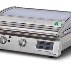 Roband Grill Station 8 slice, Smooth Plates with Electronic Timer 15A