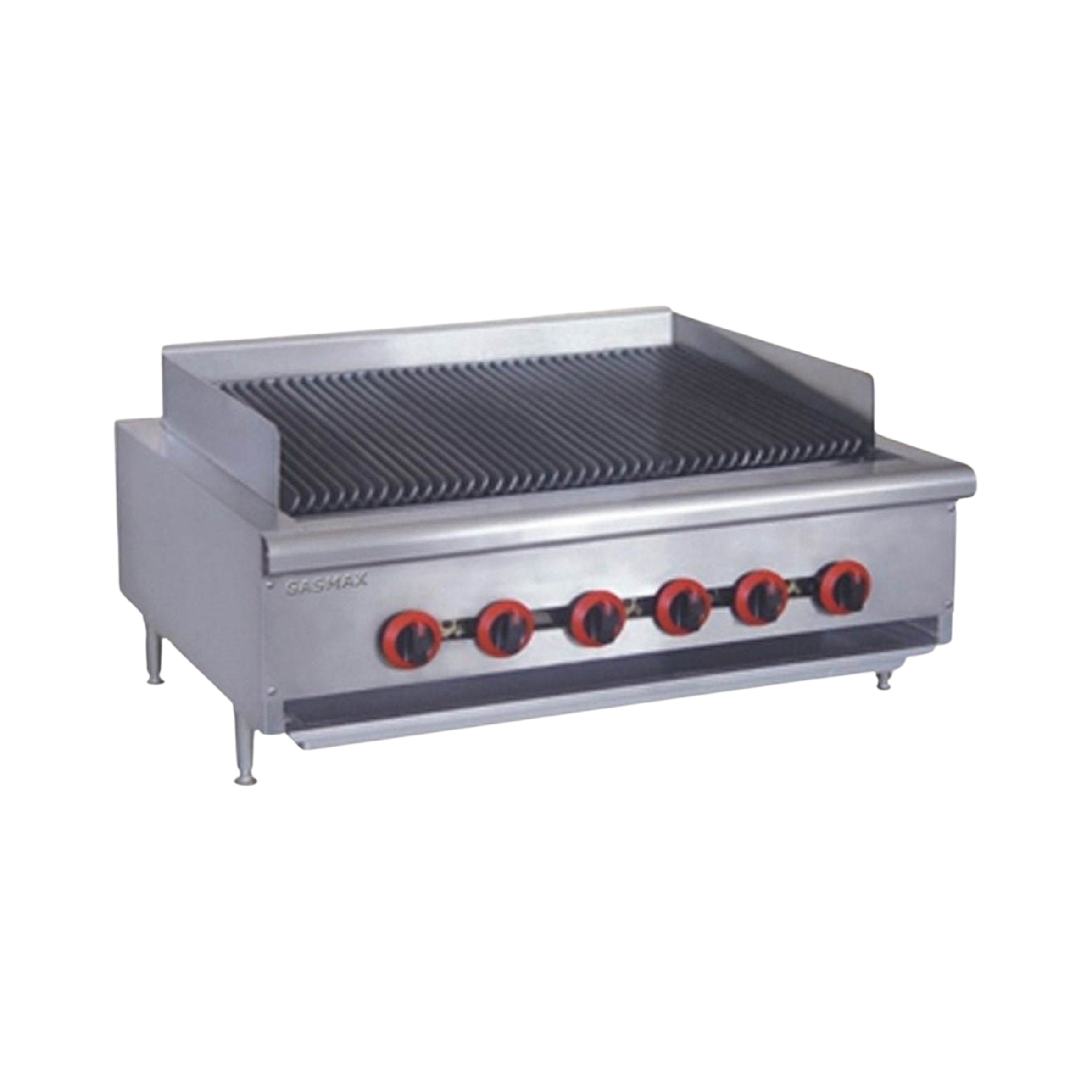 GasMax Natural Gas 6 Burner Char Grill Top QR-36E
