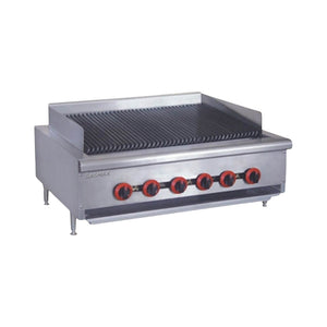 GasMax Natural Gas 6 Burner Char Grill Top QR-36E