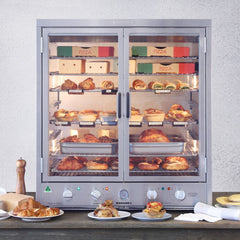Roband Heat ‘n’ Hold Food Warmer - Sliding Glass on Display Side