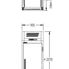 Williams Ruby - One door Refrigerator