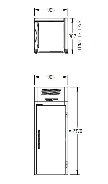 Williams Ruby - One door Refrigerator