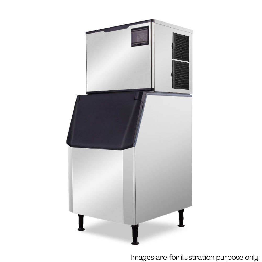 AG Equipment Free Standing Modular Ice Machine Cube Ice - 225Kg/24Hr AG-ICE227