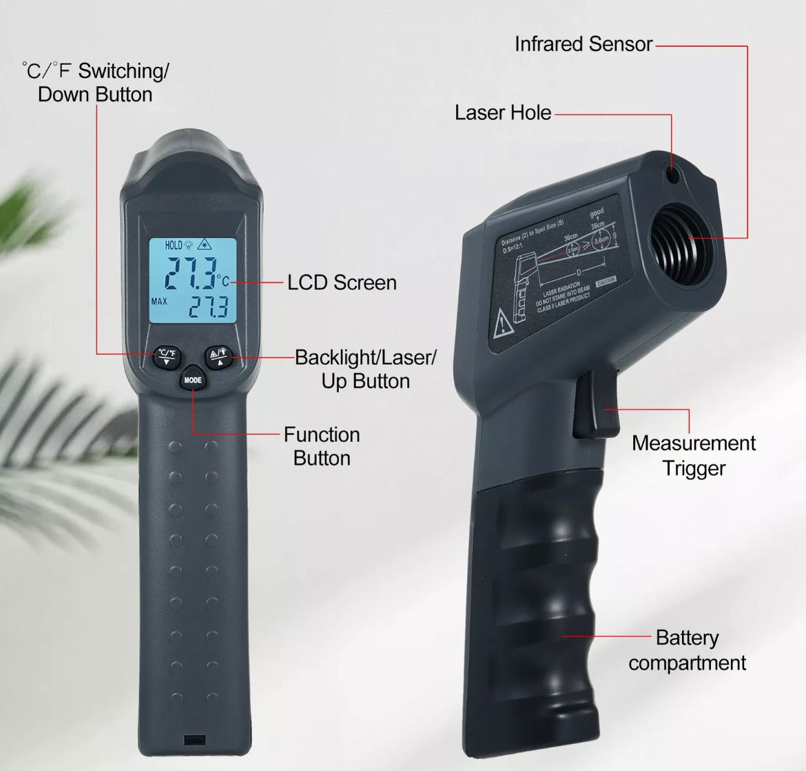 Kaemeasu  Non-Contact Infrared Thermometer