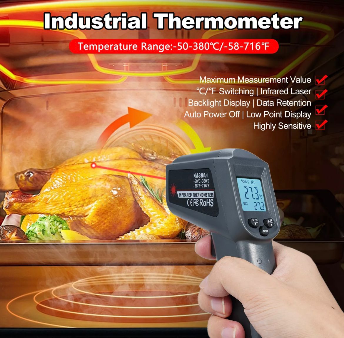 Kaemeasu  Non-Contact Infrared Thermometer