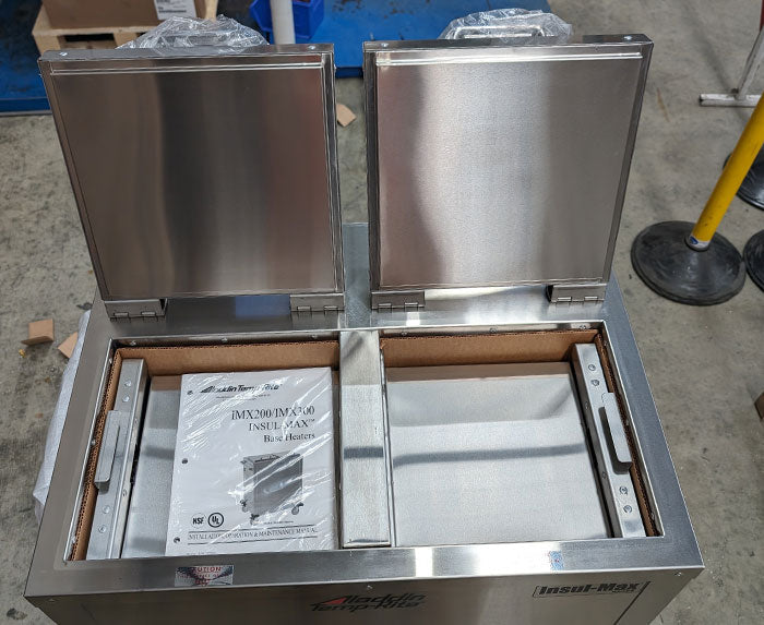 Aladdin Temp-rite IMX200E - Insulmax Base Heater - 2 Well - Warehouse Clearance