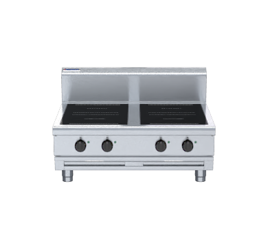 Waldorf 800 Series IN8400R5-B - 900mm Electric Induction Cooktop Low Back Version - Bench Model