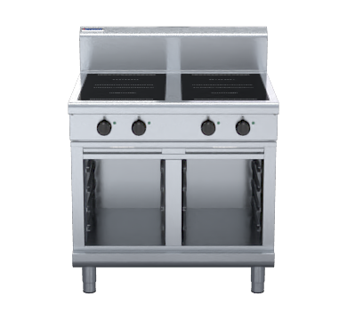Waldorf 800 Series IN8400R5-CB - 900mm Electric Induction Cooktop Low Back Version - Cabinet Base