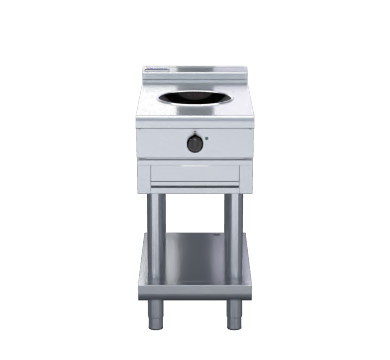 Waldorf Bold INLB8100W5-LS - 450mm Induction Wok Low Back Version - Leg Stand