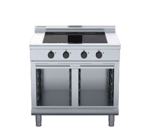 Waldorf 800 Series INL8400F-CB - 900mm Electric Induction Cooktop Low Back Version - Cabinet Base