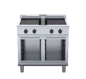 Waldorf 800 Series INL8400R3-CB - 900mm Electric Induction Cooktop Low Back Version - Cabinet Base