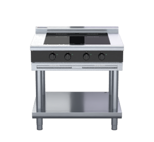 Waldorf Bold INLB8400F-LS - 900mm Electric Induction Cooktop Low Back Version - Leg Stand