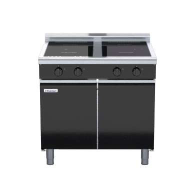 Waldorf Bold INLB8400R5-CD - 900mm Electric Induction Cooktop Low Back Version - Cabinet Base