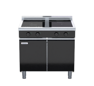 Waldorf Bold INLB8400R3F-CD - 900mm Electric Induction Cooktop Low Back Version - Cabinet Base