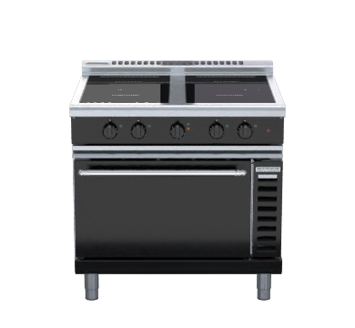 Waldorf Bold INLB8410ECR5 - 900mm Induction Range Convection Oven Low Back Version