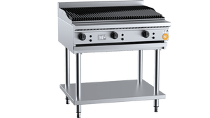 K+ 900mm Char Broiler Char Grill On Stand Natural Gas