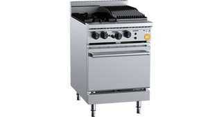 K+ Two Open Burner Oven With 300mm Char Grill LPG