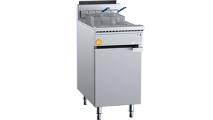 K+ 21L Single Pan Two Baskets Turbo Deep Fryer LPG