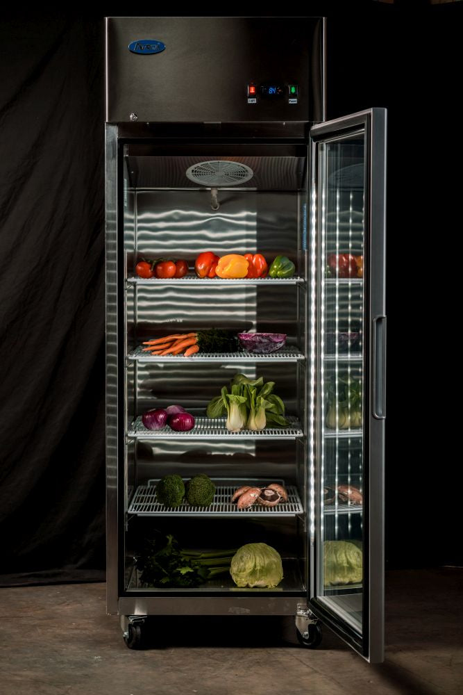 Atosa Top Mounted Single Glass Door Fridge MCF8604