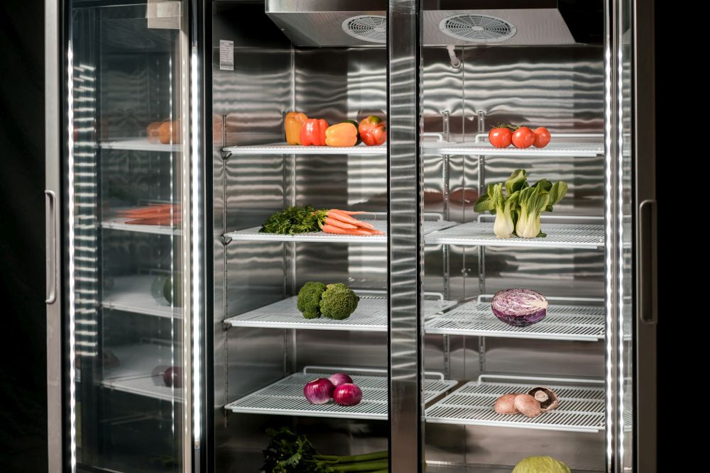 Atosa Top Mounted Double Glass Door Freezer MCF8602