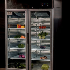 Atosa Top Mounted Double Glass Door Freezer MCF8602