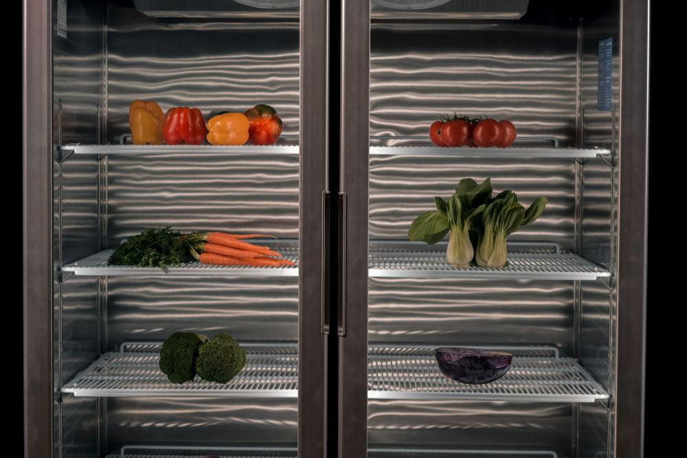 Atosa Top Mounted Double Glass Door Freezer MCF8602