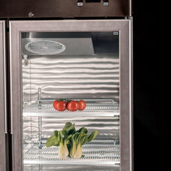 Atosa Top Mounted Double Glass Door Freezer MCF8602