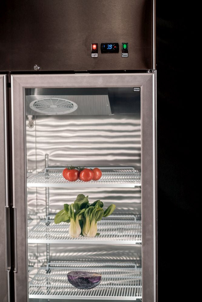 Atosa Top Mounted Double Glass Door Freezer MCF8602