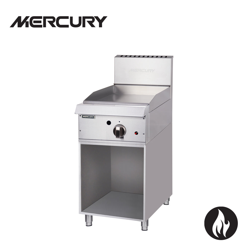 Mercury Gas 1 'U' Shape Burner Griddle On Welded Enclosed Cupboard Stand MGN-15-F