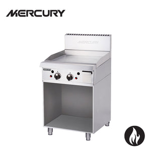 Mercury Gas 2 'U' Shape Burners Griddle 610 X 510 mm On Stand MGN-24-F