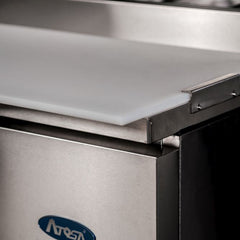 Atosa Double Door Pizza Prep Table Refrigerator MPF8202