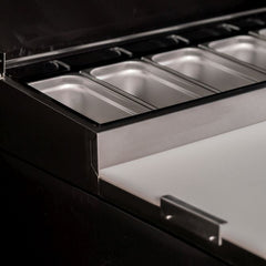 Atosa Double Door Pizza Prep Table Refrigerator MPF8202
