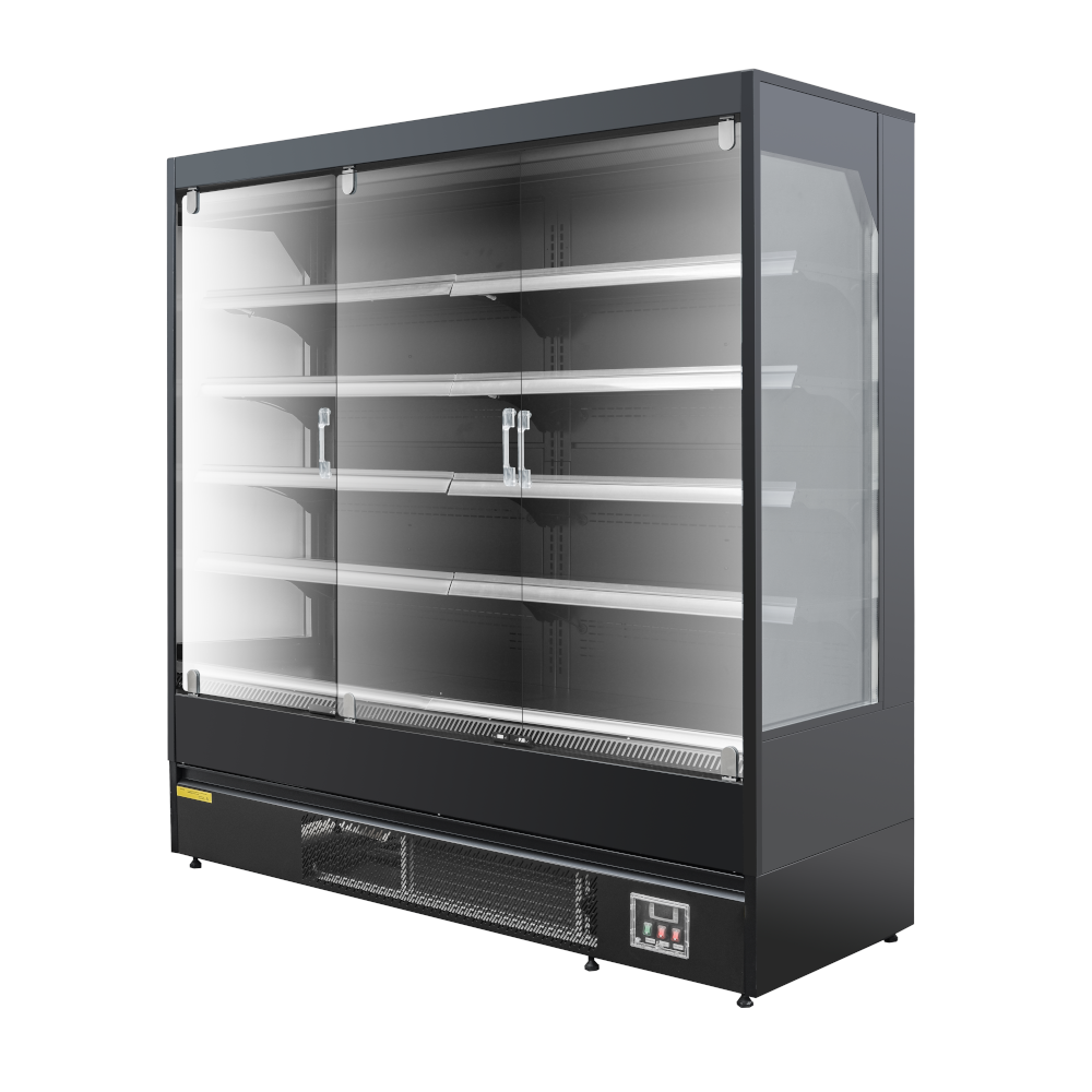 AG 1940mm Supermarket Multi Deck Showcase 3 door Glass Fridge