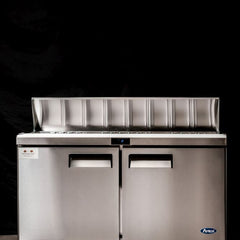 Atosa Double Door Sandwich Prep Table Refrigerator MSF8302